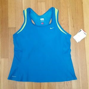 Nike DRI-FIT tank top with built in bra, XL